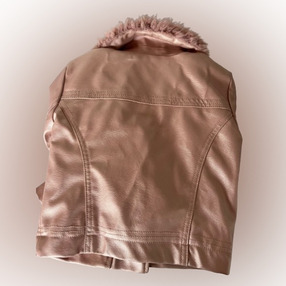 Limited Too Girls Pink Metallic Jacket - Picture 4 of 7